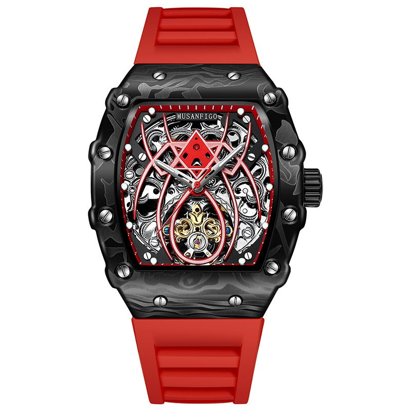 Sportliche, automatische Herrenuhr mit Leuchtzeigern – Ansicht 8