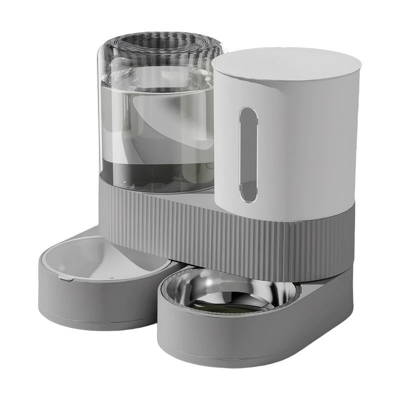 Futter- und Wasserspender-Set für Haustiere