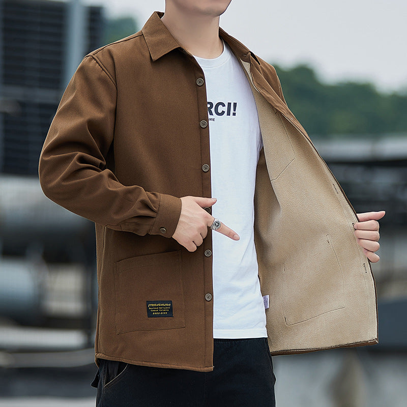 Herren Fleece-gefütterte Hemdjacke – Bild 6 | LuxeStyle