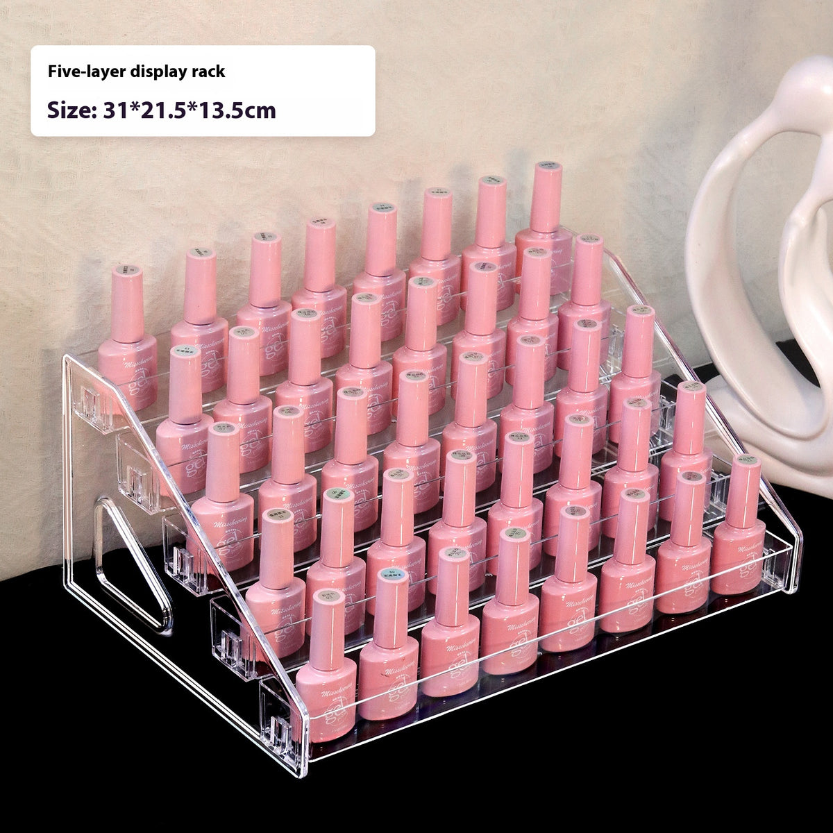 Nagellack-Display aus Acryl – Mehrstöckig – Bild 6 | LuxeStyle