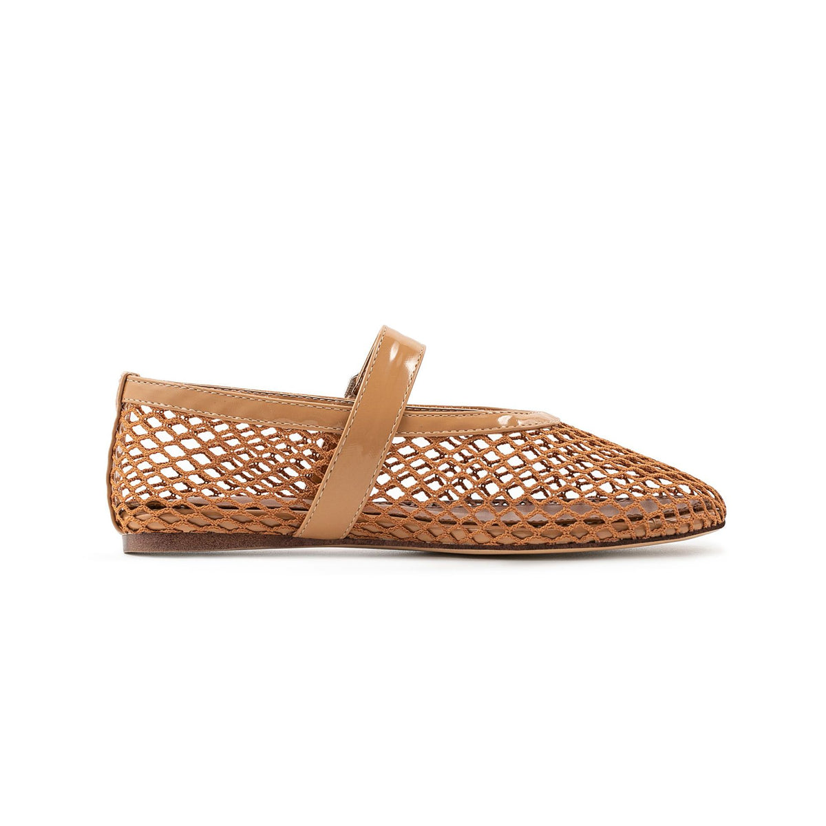 Mary Jane Mesh-Ballerinas mit Knöchelschnalle – Bild 4 | LuxeStyle