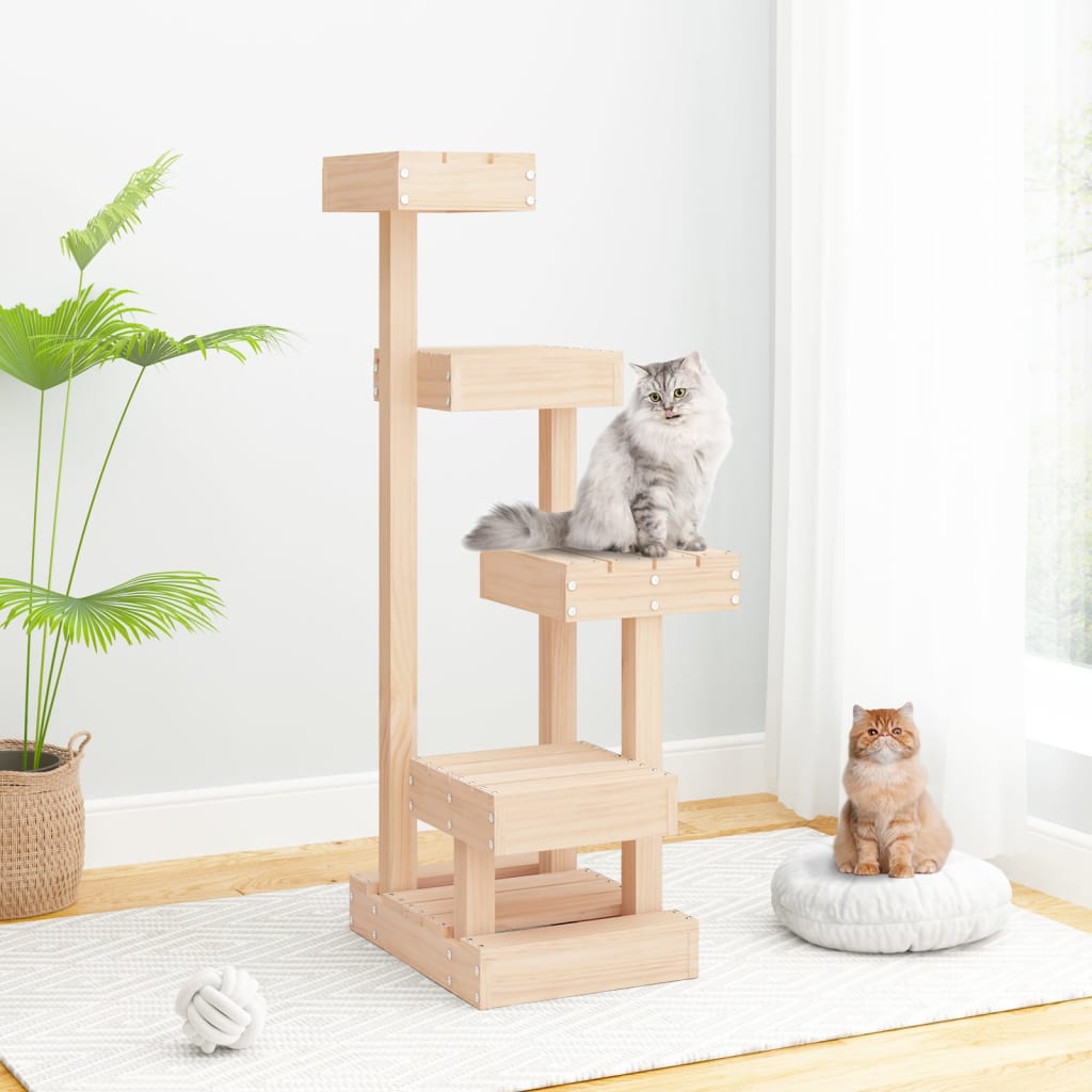 Katzenbaum 45.5x aus Kiefer Massivholz