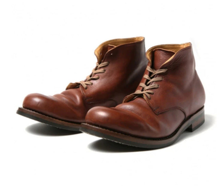 Lässige Low-Cut Boots mit runder Kappe