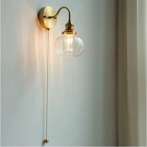 Wandlampe Glas Kürbis – Bild 3 | LuxeStyle