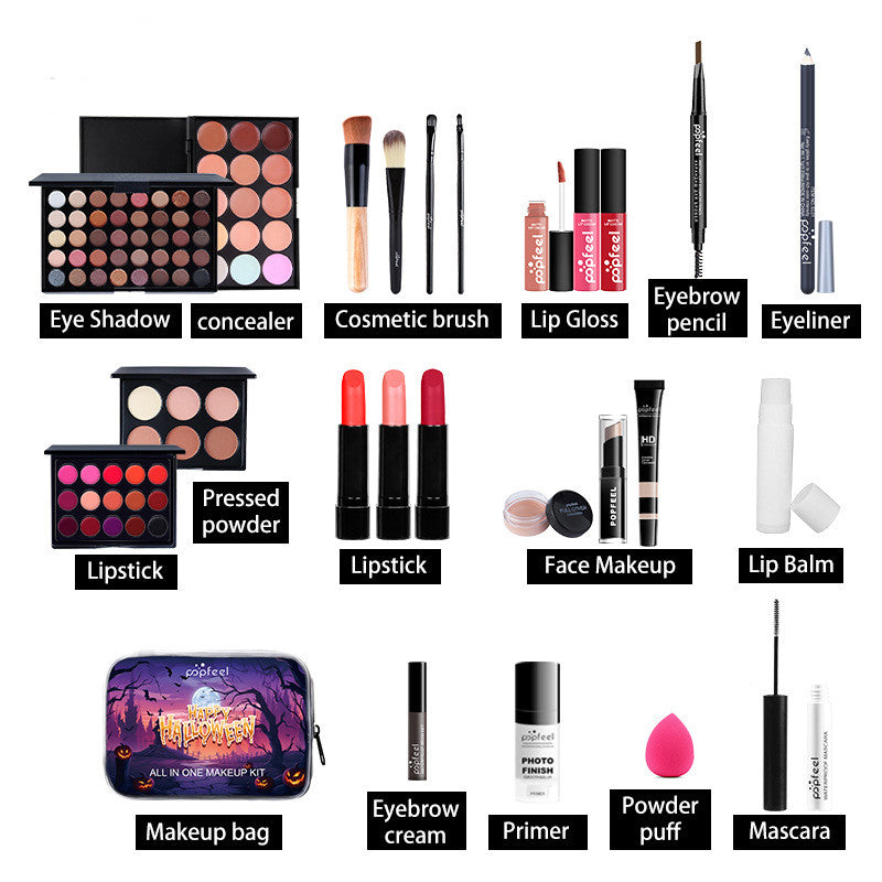 Halloween-Lipgloss & Augenmakeup-Set