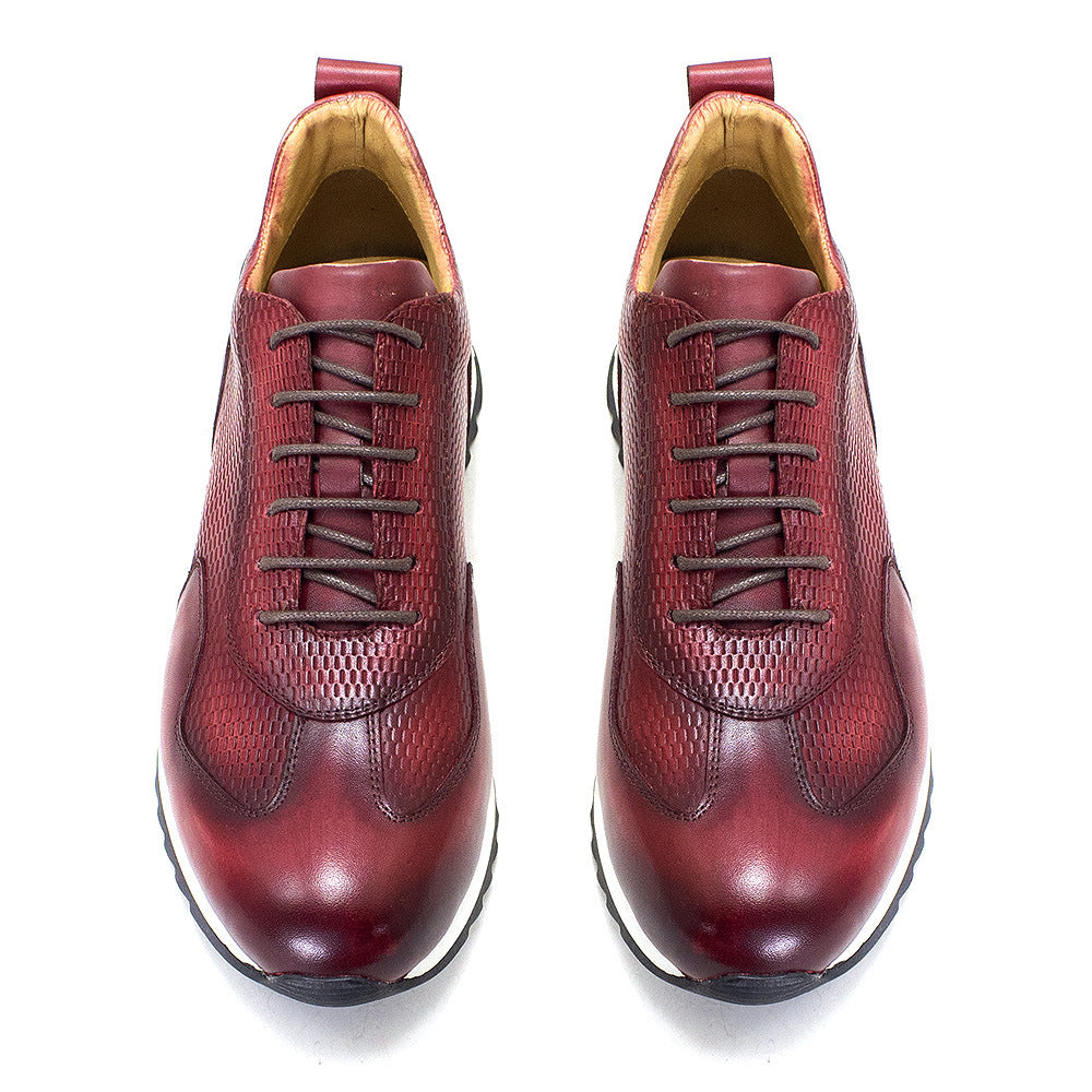 Herren-Sneaker aus Vollnarbenleder – Bild 4 | LuxeStyle