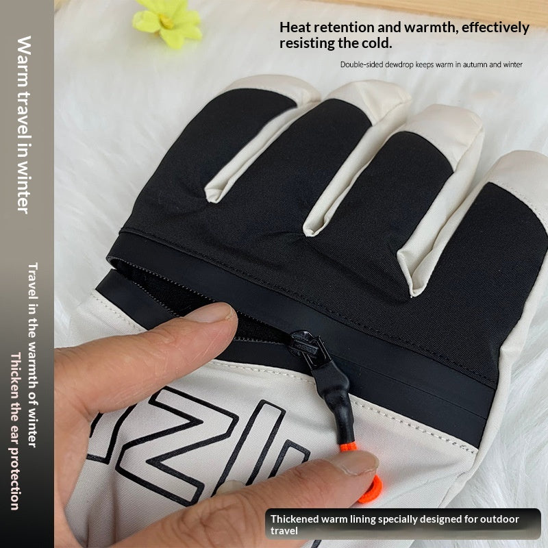 Warme Winter-Skihandschuhe mit Touchscreen