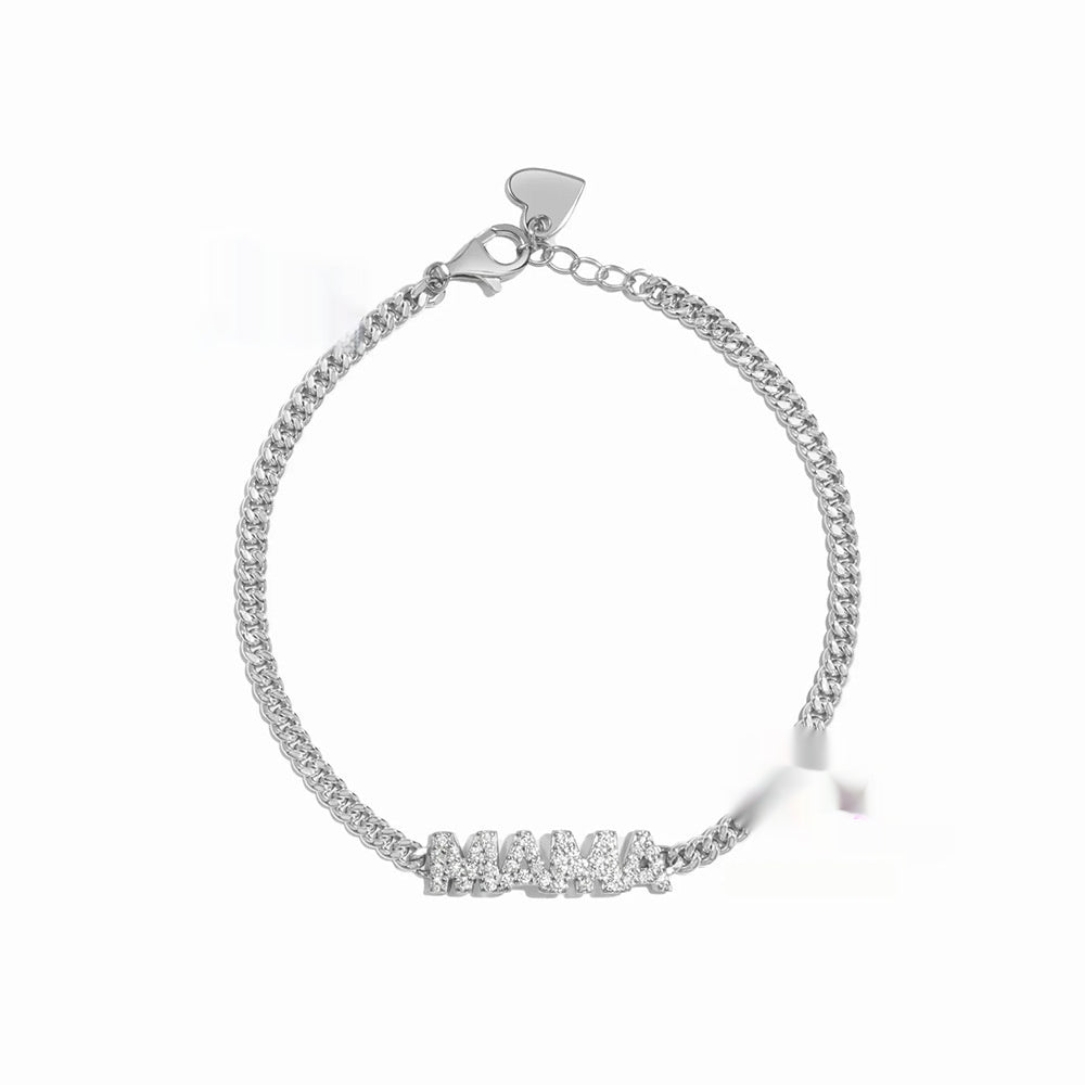 Funkelndes Buchstaben-Armband mit Gravur – Bild 2 | LuxeStyle