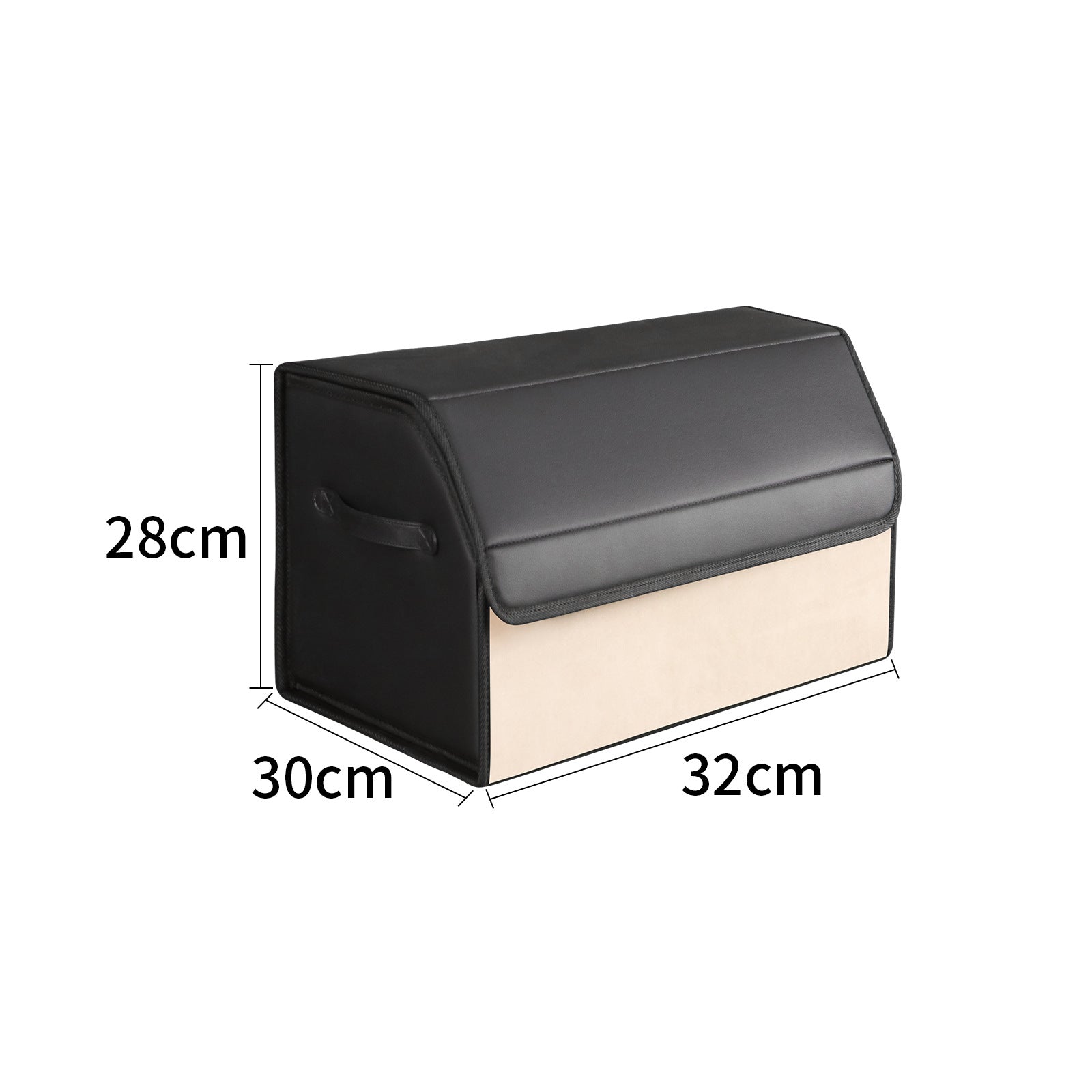 Aufbewahrungsbox aus Suede