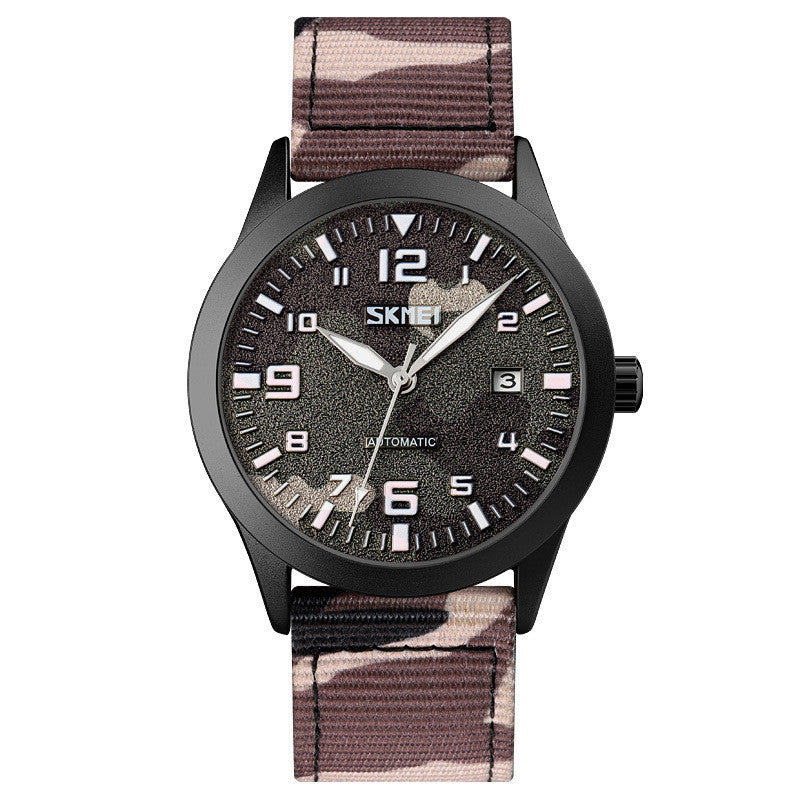 Sportliche Automatikuhr mit Nylonarmband – Bild 2 | LuxeStyle