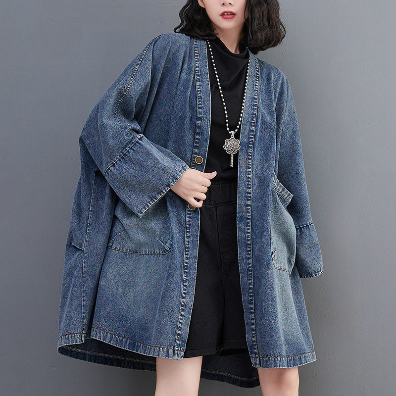 Oversized Trenchcoat aus Baumwolle