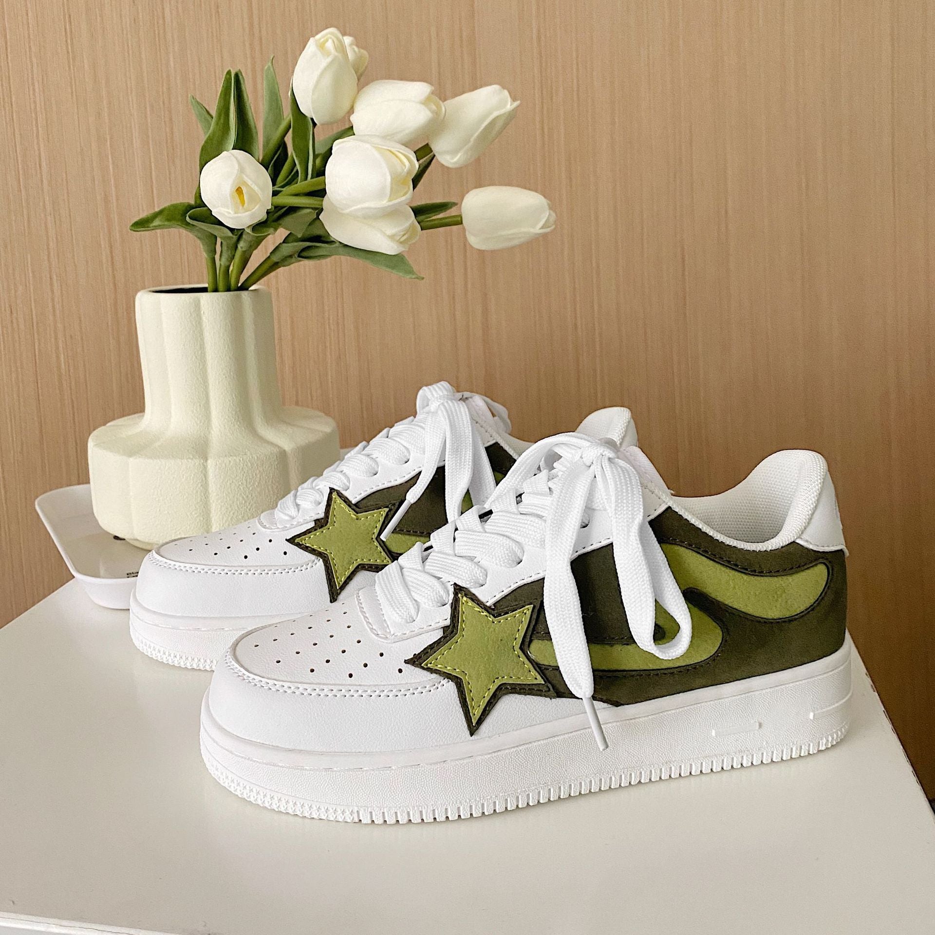 Retro Low-top Sportschuhe Atmungsaktiv