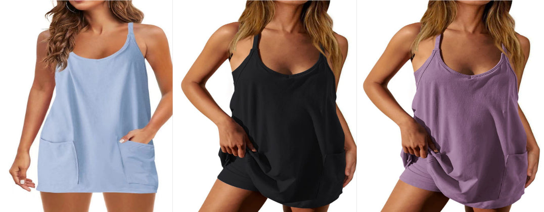 Damen-Set: Weste & Shorts mit Taschen – Bild 8 | LuxeStyle