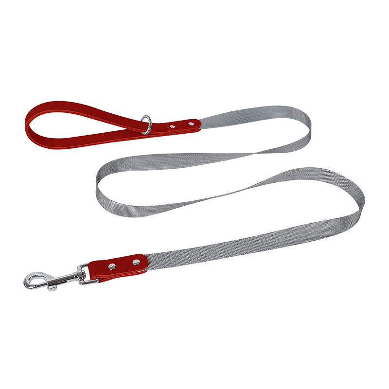Hundegeschirr aus Leder mit Nylonleine – Bild 4 | LuxeStyle
