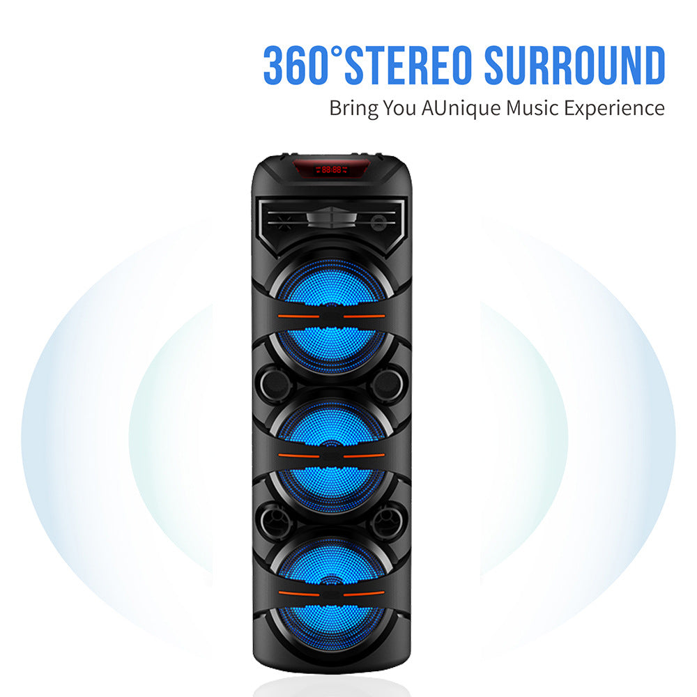 Bluetooth Speaker mit Mikrofon & Stage Lights