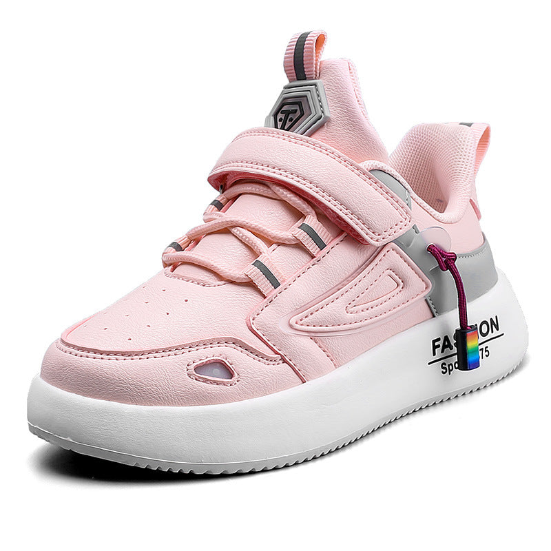 Leder-Sneakers für Kinder mit Klettverschluss | LuxeStyle
