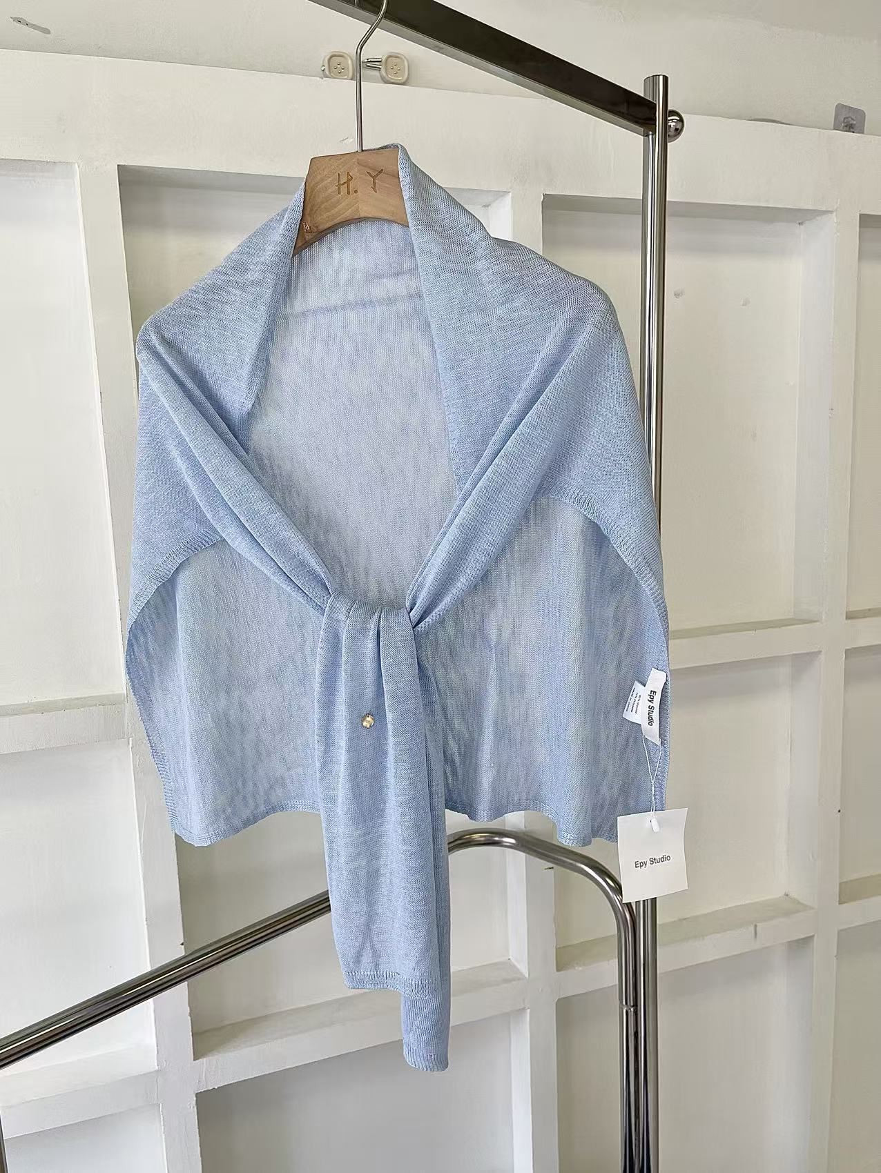 Wollschal einfarbig für Damen