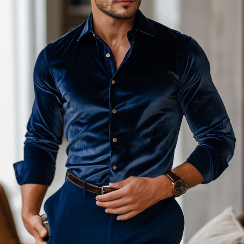 Herren Langarmshirt für Herbst und Winter – Bild 6 | LuxeStyle