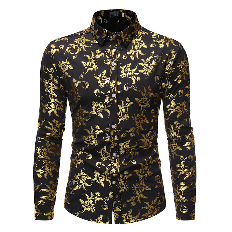 Herren Hemd mit Blumenmuster – Bild 3 | LuxeStyle