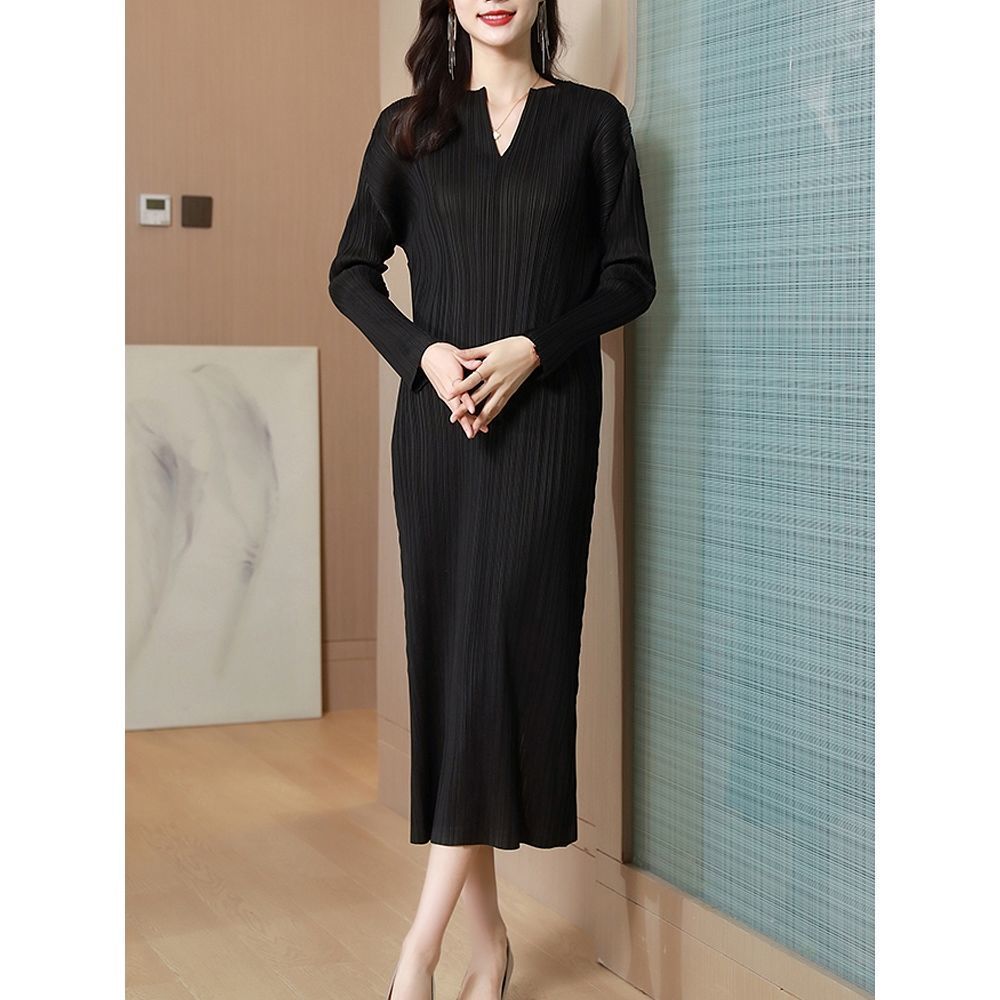 Schlanke A-Linie-Kleid