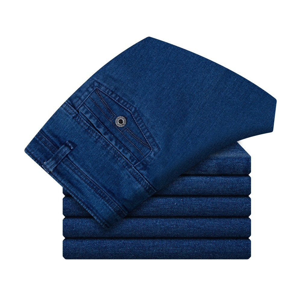 Herren Straight-Leg Stretch Jeans