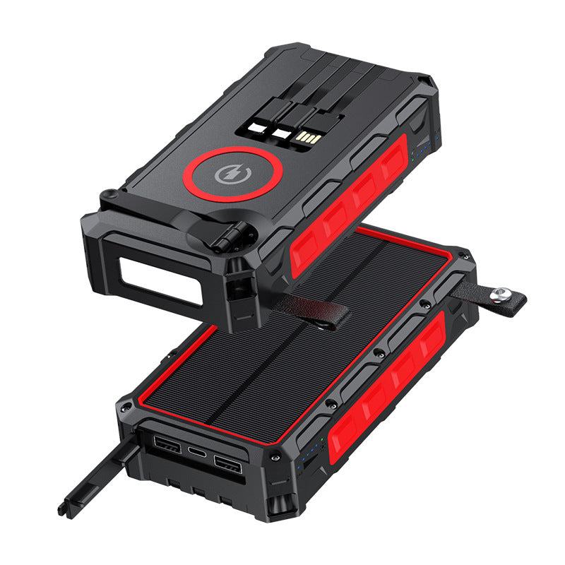 Solar Powerbank mit Kurbel