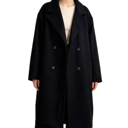 Damen Mid-length Cardigan Mantel aus Wolle – Bild 4 | LuxeStyle