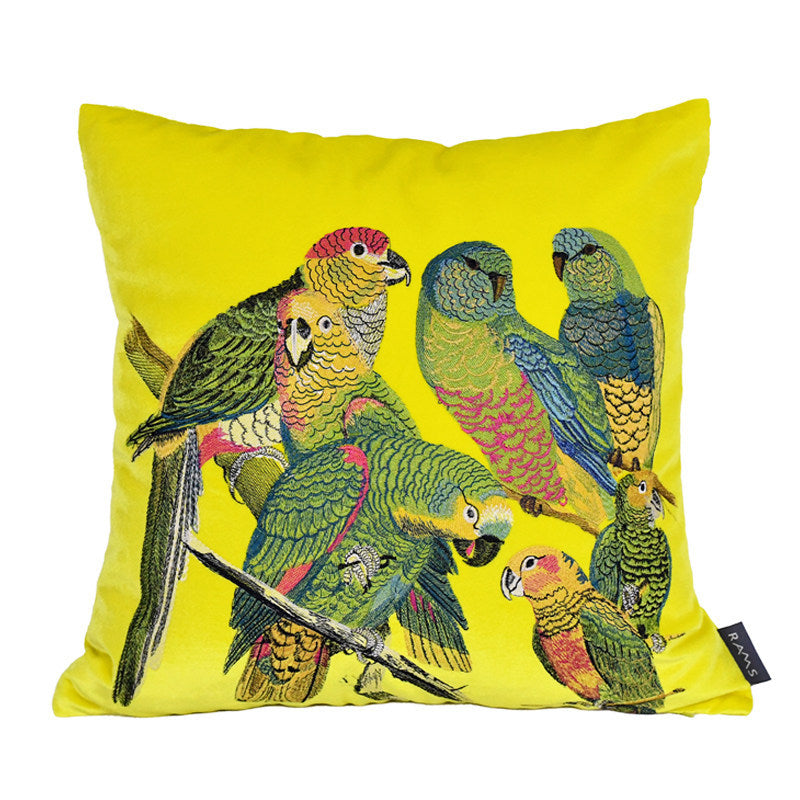 Papagei Samt-Kissen – Bild 7 | LuxeStyle