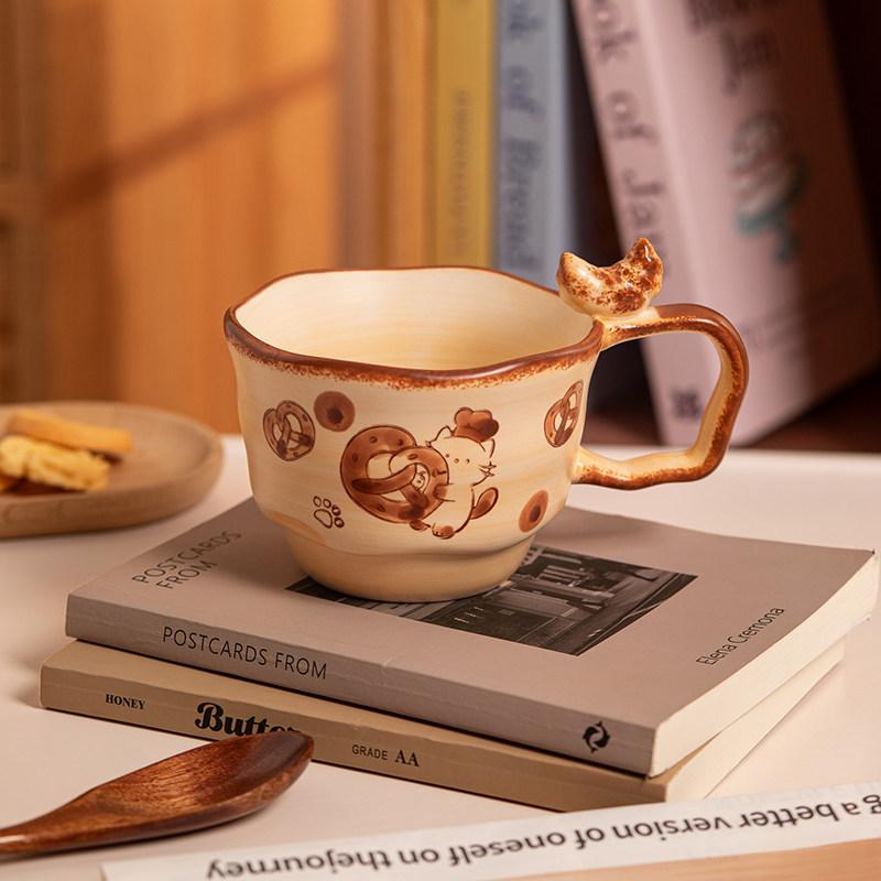 Keramikbecher mit Cartoon-Katzenmotiv – Bild 7 | LuxeStyle