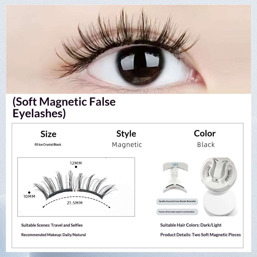 Weiche Magnet-Wimpern