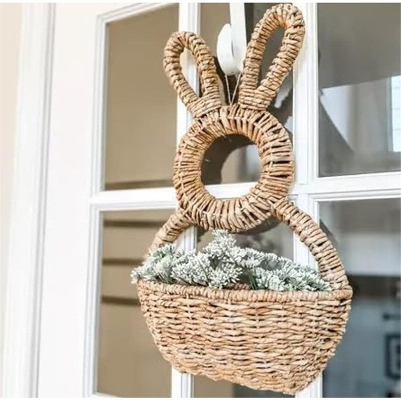 Korb mit Hasenohren im Rattan-Stil – Bild 1 | LuxeStyle