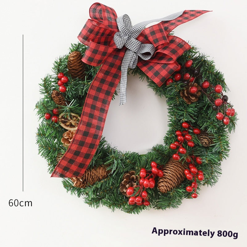 Weihnachtsgirlande mit Bogenkranz – PVC – Bild 17 | LuxeStyle
