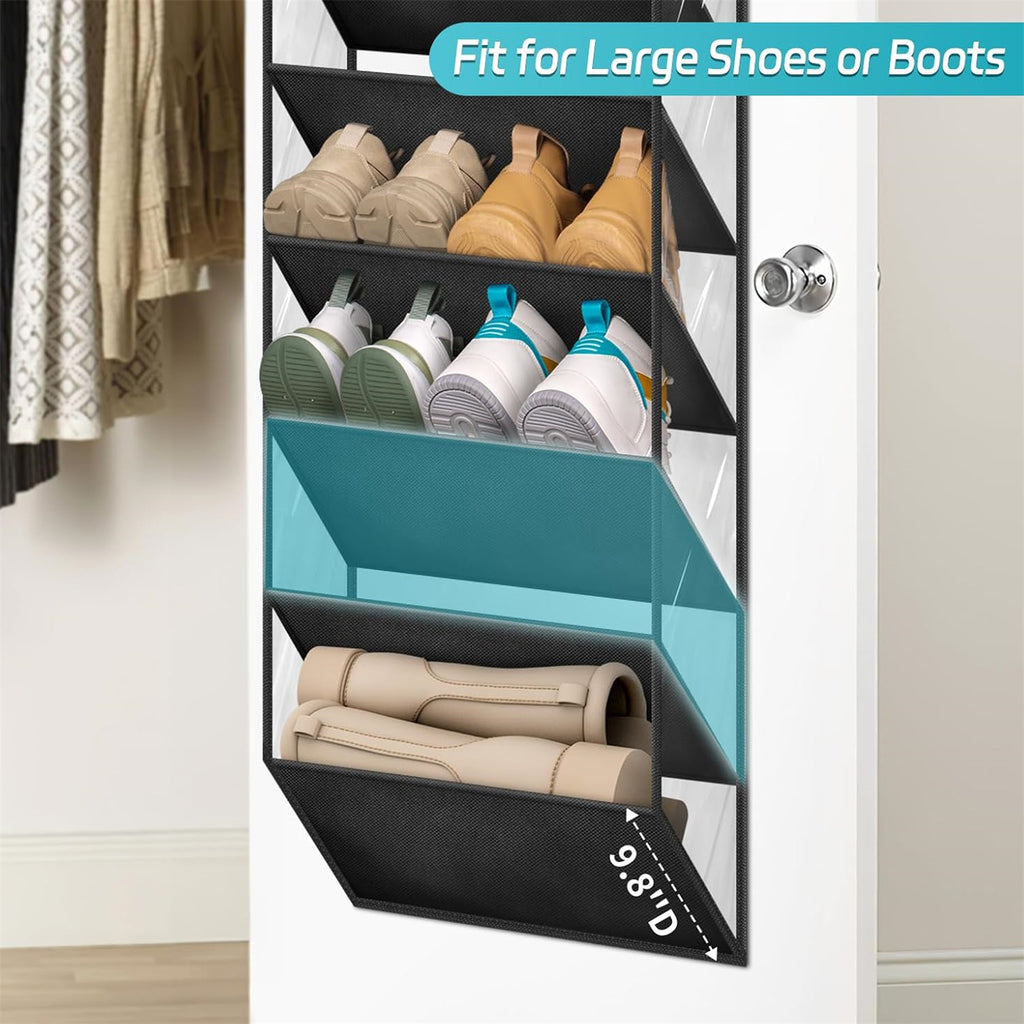 Schuh-Organizer für die Tür, 10 Fächer