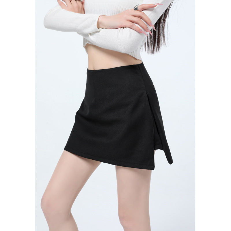 High-Waist Jupe-Hose mit Seitenschlitz – Bild 4 | LuxeStyle