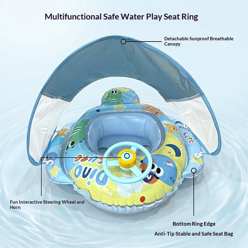 Schwimmring mit Sonnenschutz