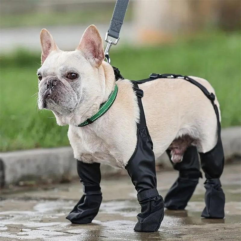 Verstellbare, rutschfeste Hunde-Outdoorschuhe