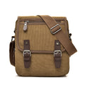 Canvas-Schultertasche in Braun, Khaki oder Schwarz | LuxeStyle
