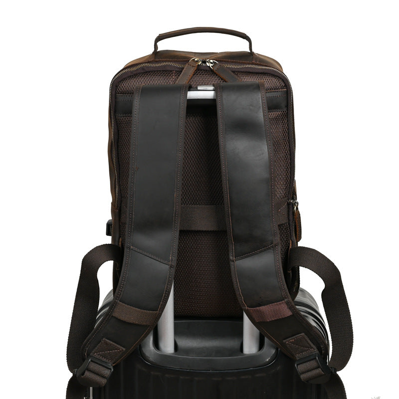 Leder-Reise-Rucksack für Herren – Bild 5 | LuxeStyle