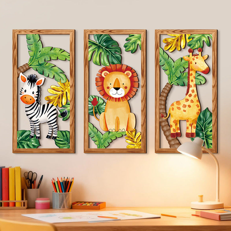 Waldtiere Holzschild Wanddekoration – Bild 6 | LuxeStyle