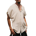 Herren Kurzarm-Shirt aus Baumwoll-Leinen – Bild 1 | LuxeStyle
