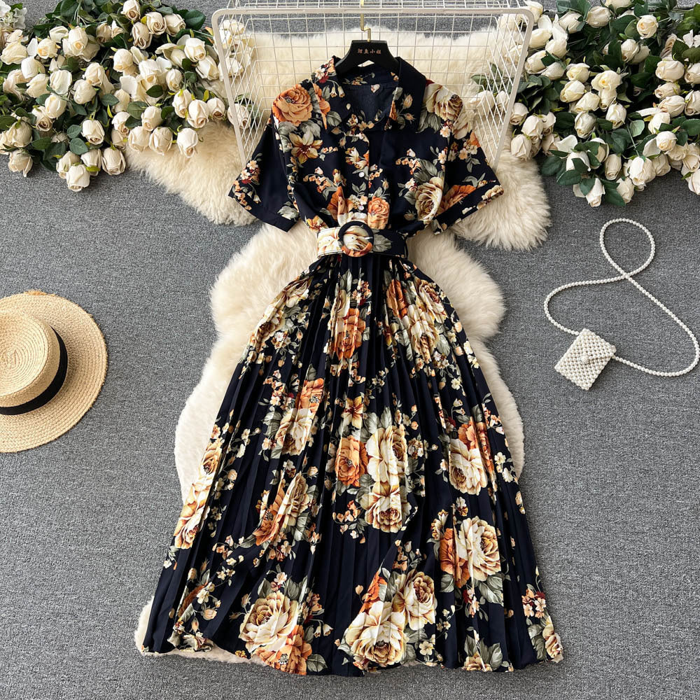 Chices Kurzarm-Top mit Blumenmuster im French-Stil – Bild 8 | LuxeStyle