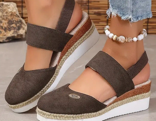 Keilsandalen mit Hanfseil und Gummiband – Bild 11 | LuxeStyle