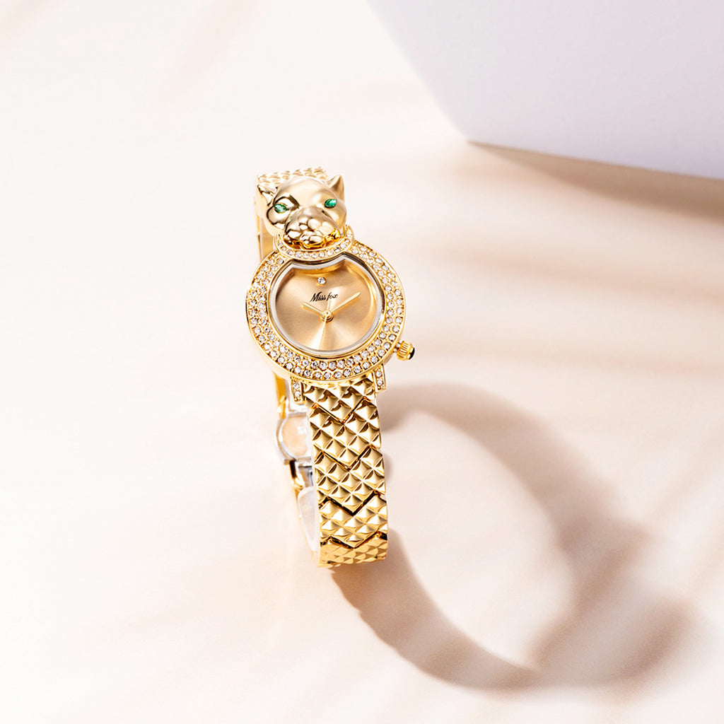 Leopard Damenuhr mit kleinem Zifferblatt – Bild 2 | LuxeStyle