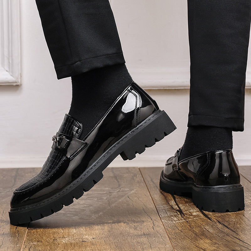 Schwarze Business-Loafers aus Kunstleder – Bild 3 | LuxeStyle