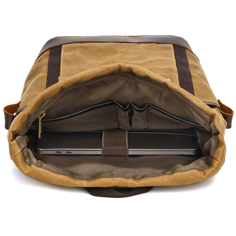 Wasserdichter Outdoor-Rucksack aus Pferdeleder