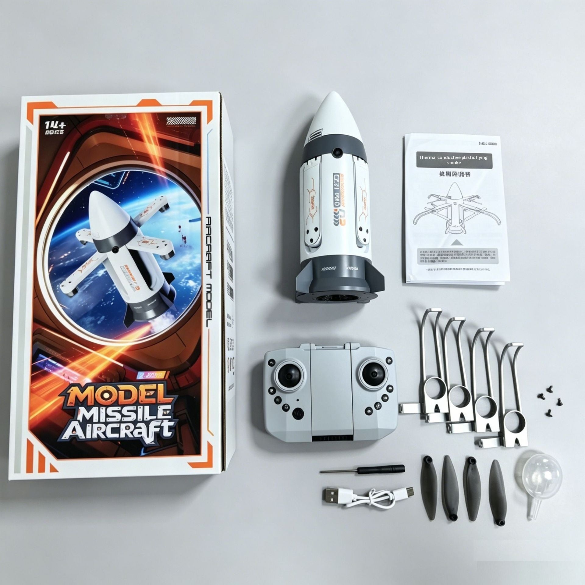 Mini-Rakete mit Fernsteuerung