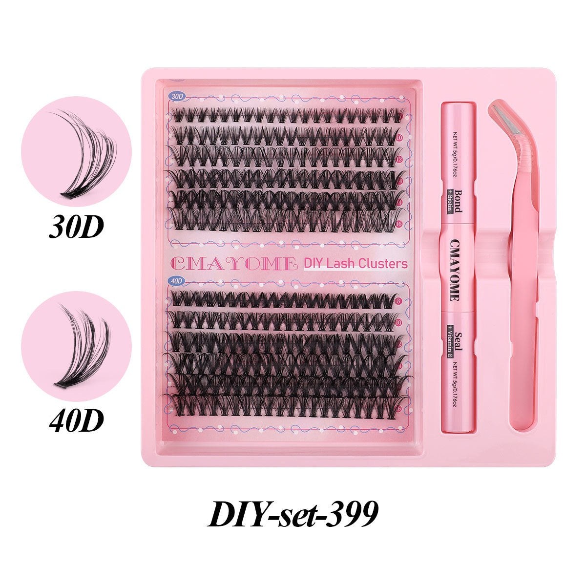 DIY Einzelne Cluster-Individuelle Falsche Wimpern Natürliche Dicke Gem