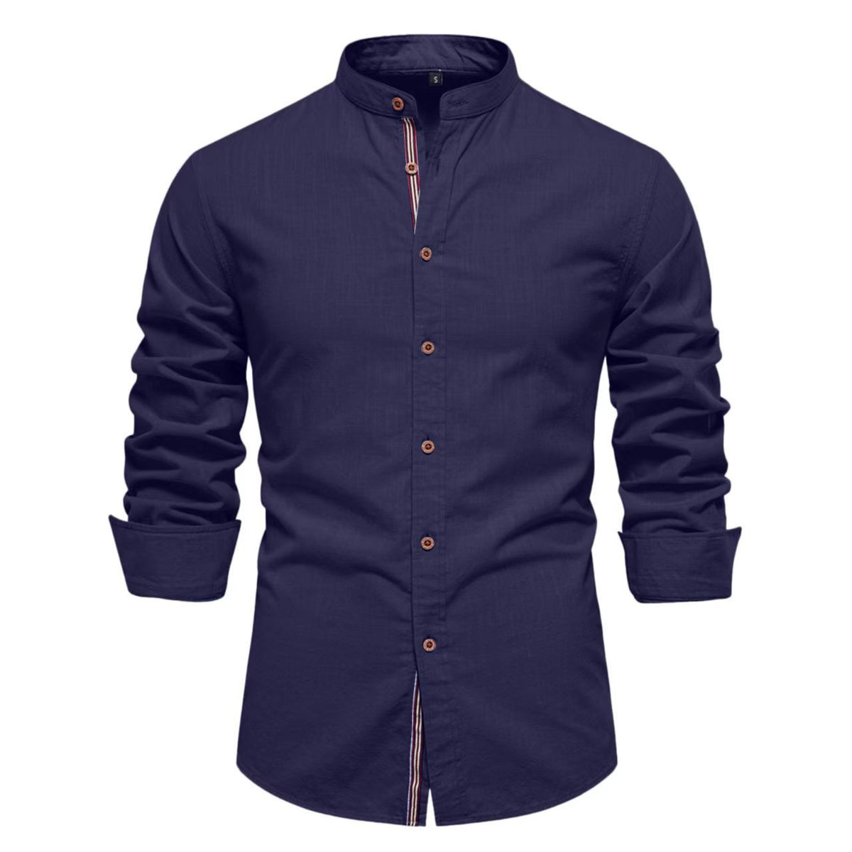 Herren Langarmhemd aus Leinenmischung – Bild 3 | LuxeStyle