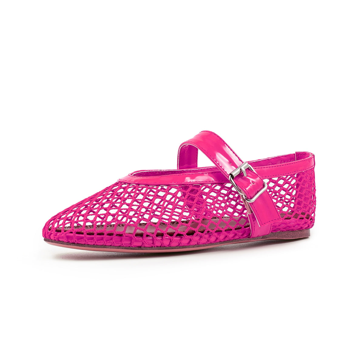 Mary Jane Mesh-Ballerinas mit Knöchelschnalle – Bild 7 | LuxeStyle