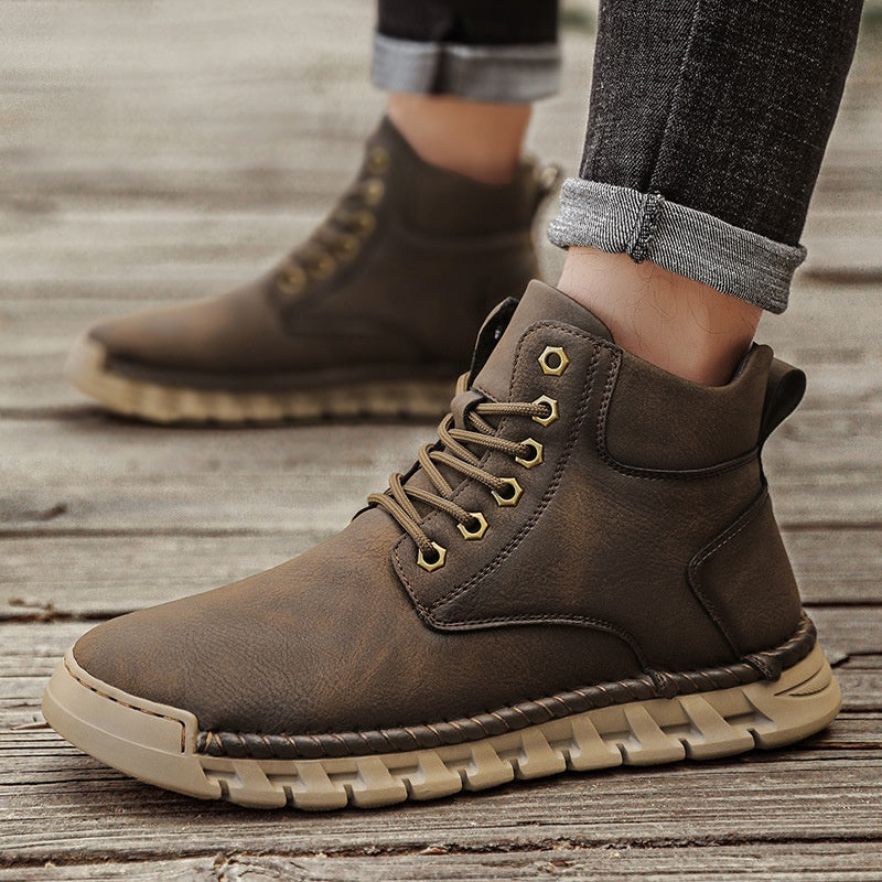 Winter-Freizeitstiefel aus Leder – Bild 6 | LuxeStyle
